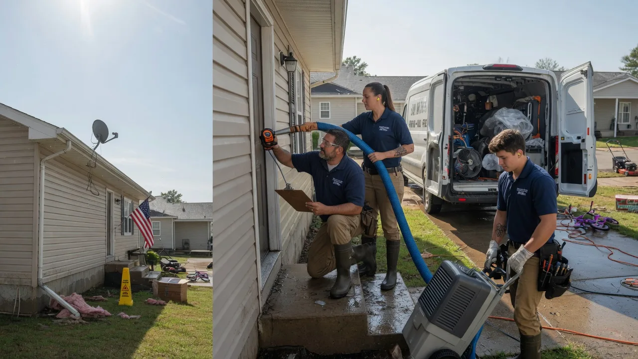 Ceiling Water Damage Restoration in Hopewell, VA near me